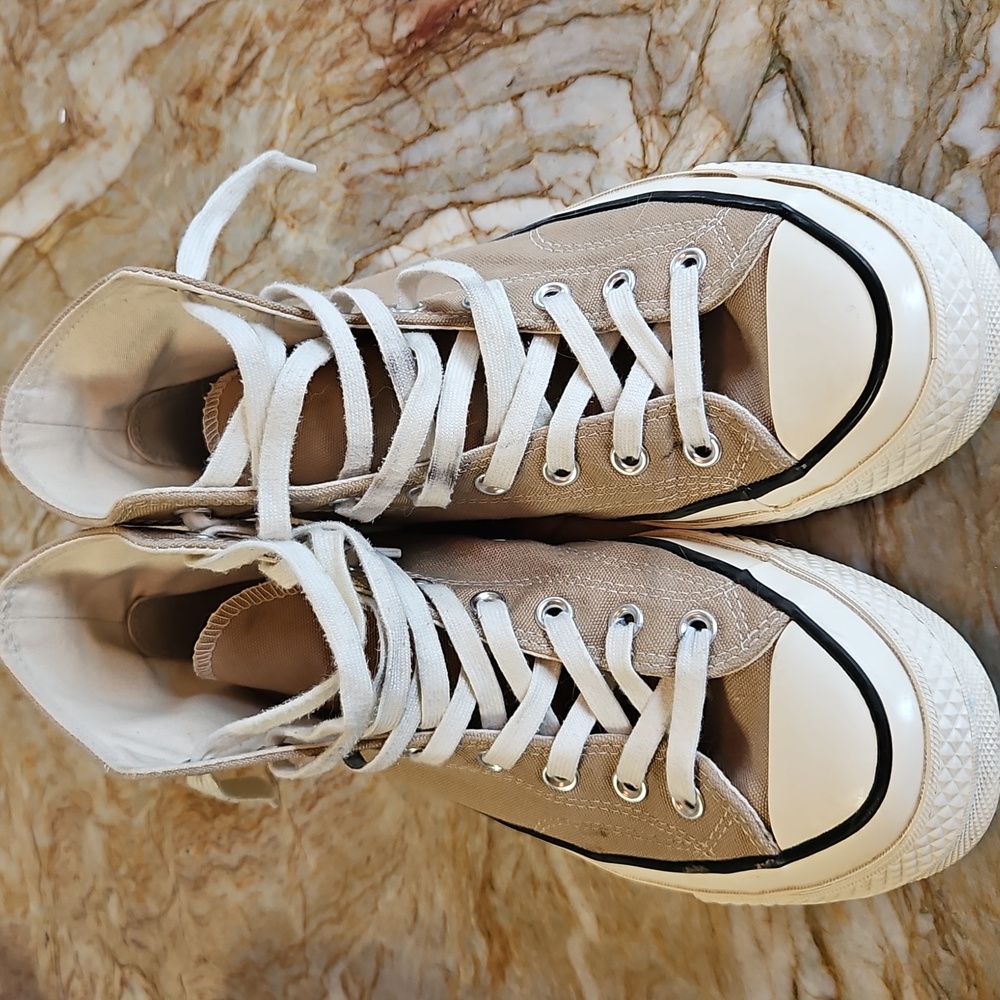CONVERSE Chuck 70 High Top Taupe High-Tops Sneaker Shoes - 9